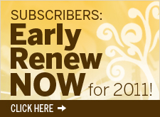 Early Renew for 2011